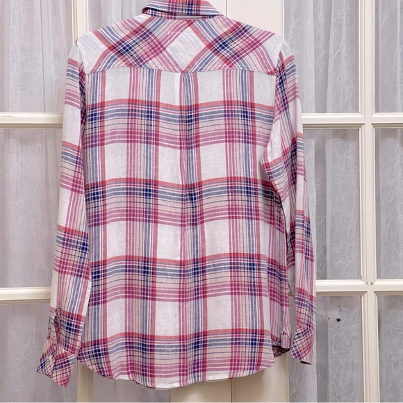 NWOT RAILS Charli Plaid Long Sleeve Shirt Size S - Picture 8 of 12